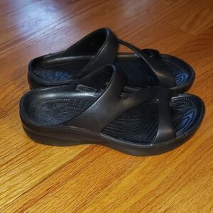 Dawgs black rubber Sandals